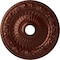 Ekena Millwork Bellona Ceiling Medallion (Canopies up to 3 5/8"), 23 5/8"OD x 3 5/8"ID x 1 1/8"P, Antique Copper CM23BEACS - alternate 1